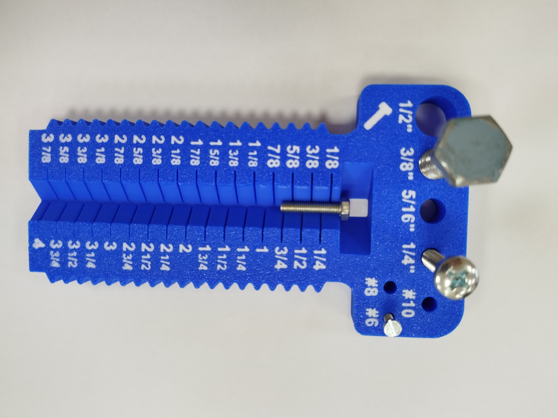 Herramienta para medir tornillos: Imperial - USA