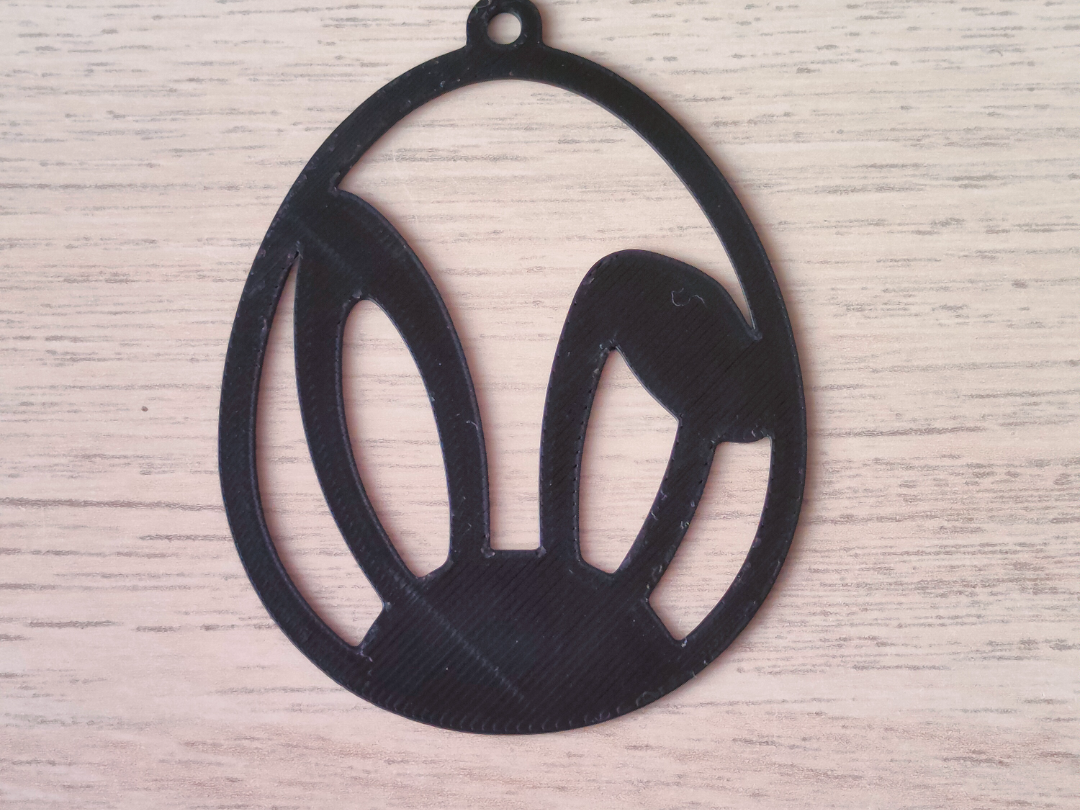 Easter Decoration - Minimalist Bunny Ears Pendant