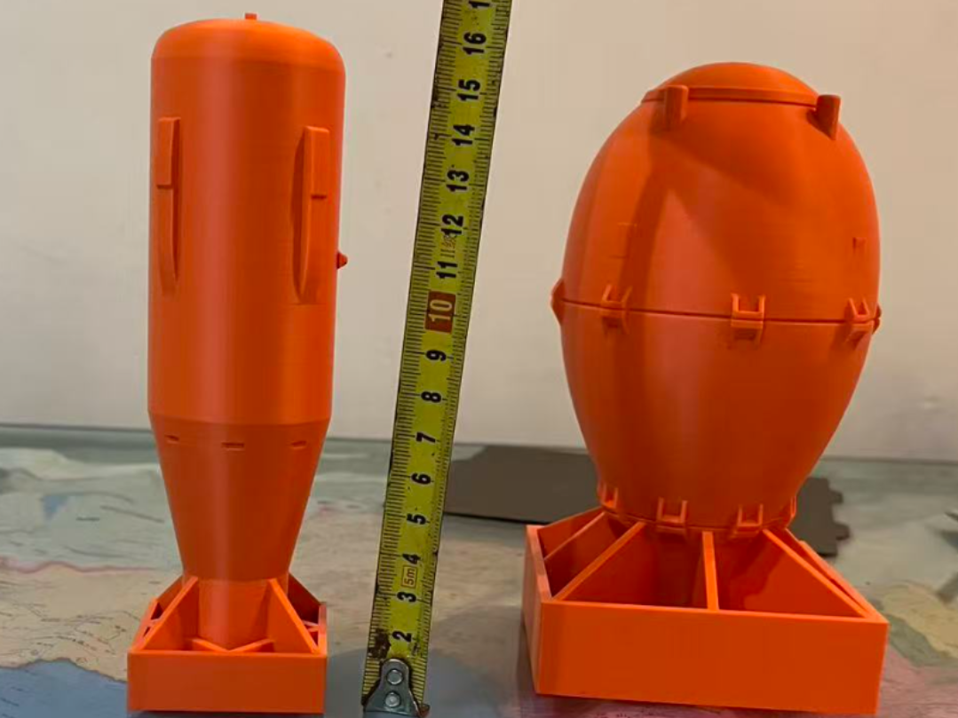 The nuclear Fat Man & Little Boy