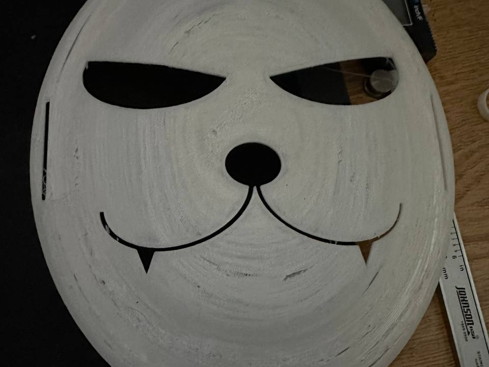 Grinning Cat Mask