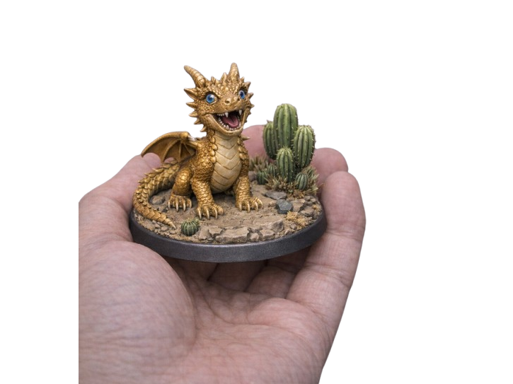 Brass Dragon Wyrmling - Monster Manual 2024
