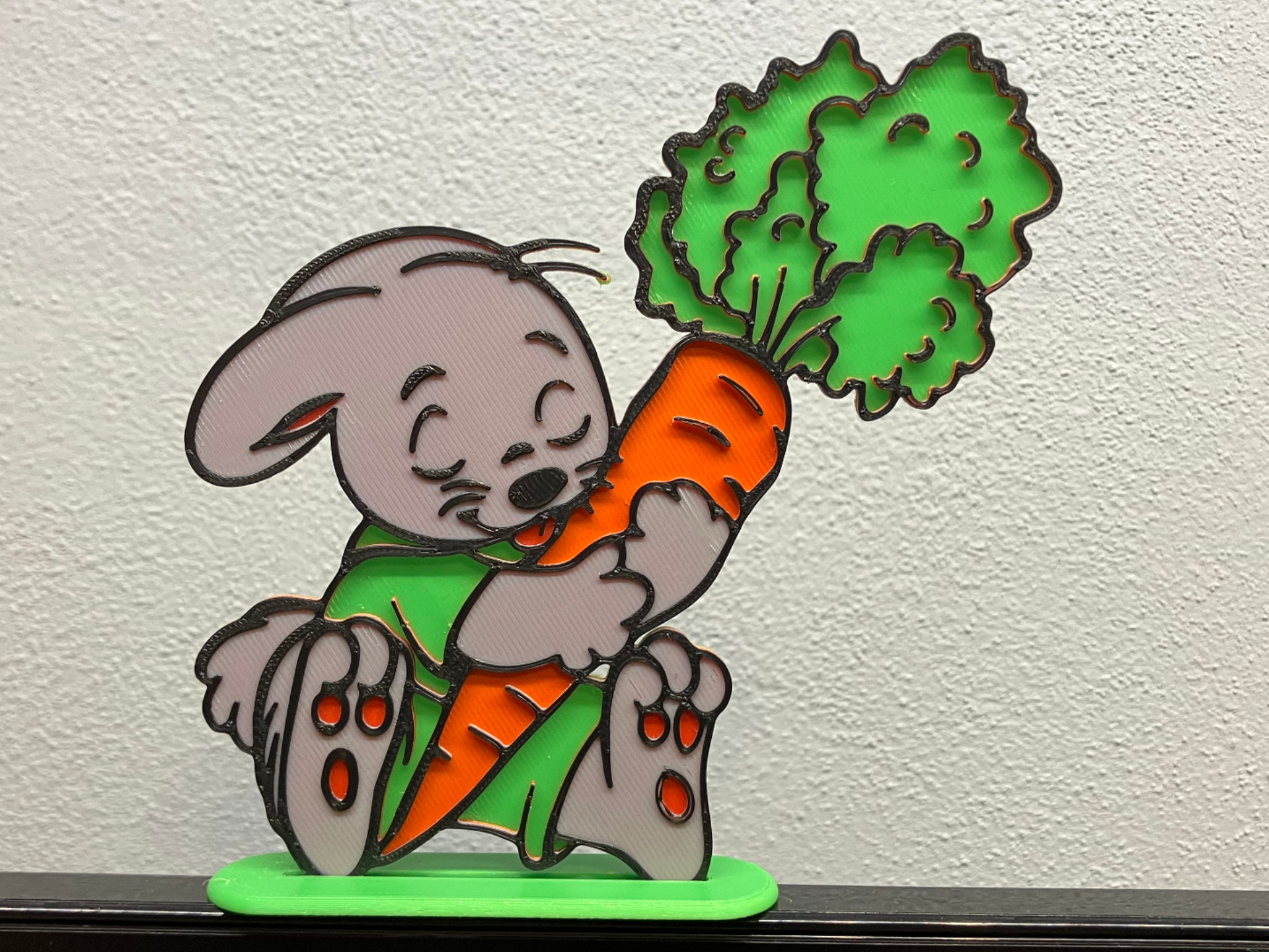 Rabbit with carrots
