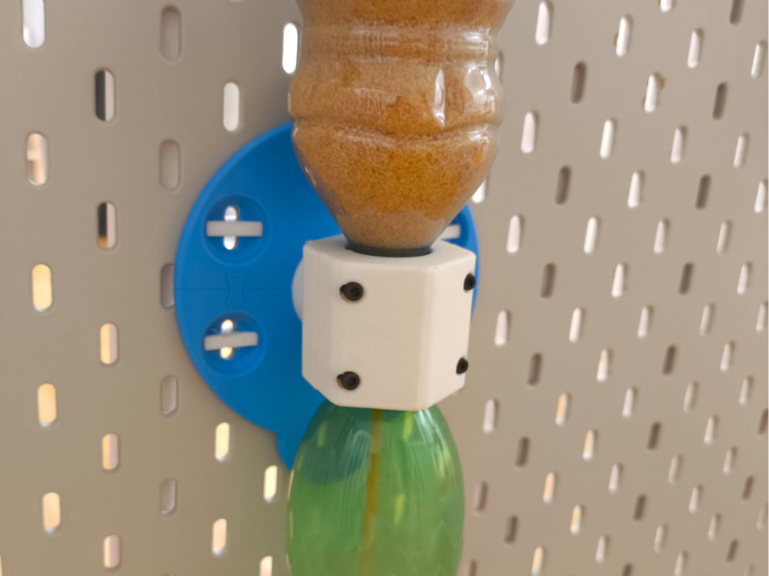Activity Board hourglass Ikea Skadis mount