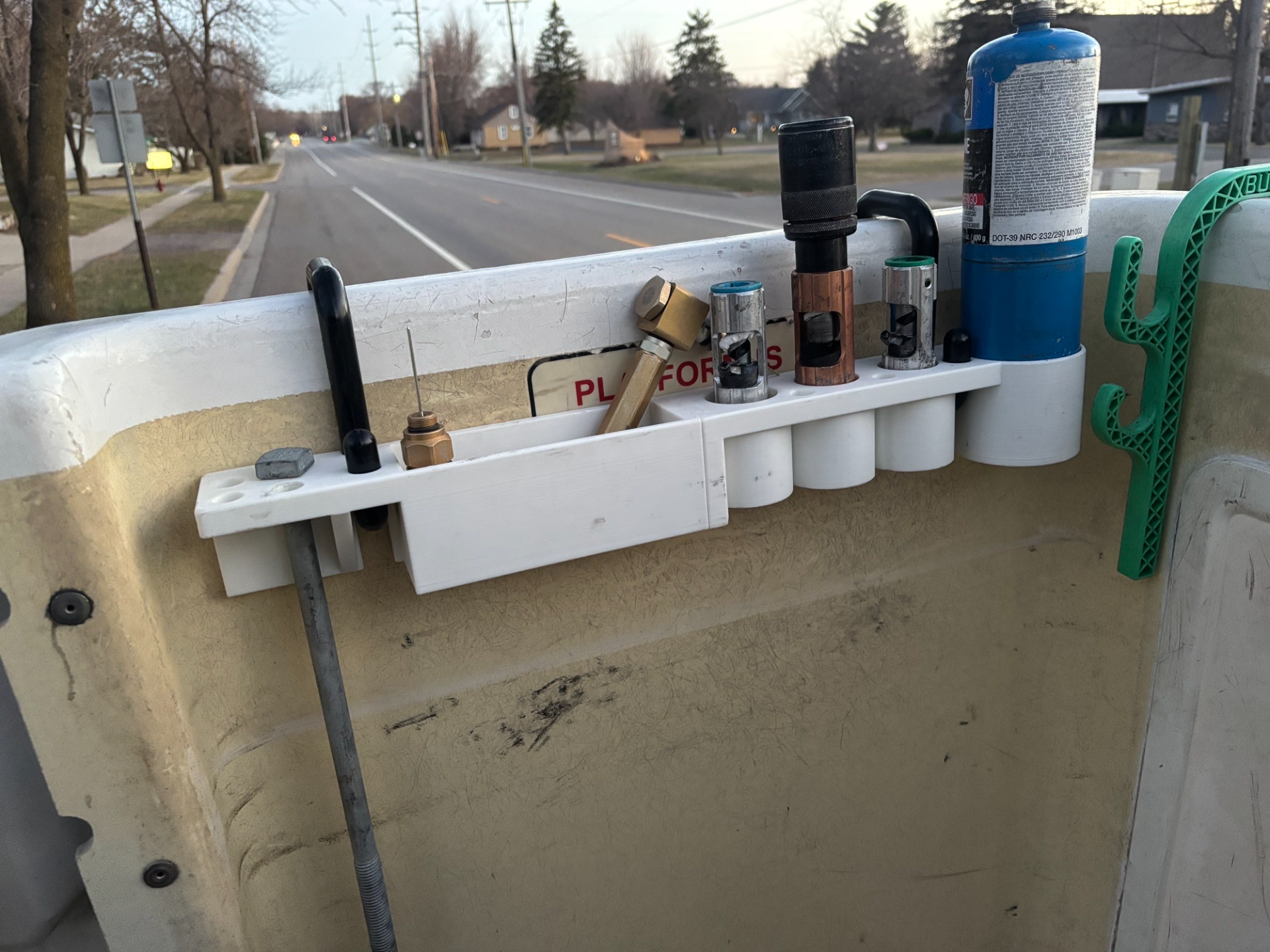 Bucket Truck Tool Holder