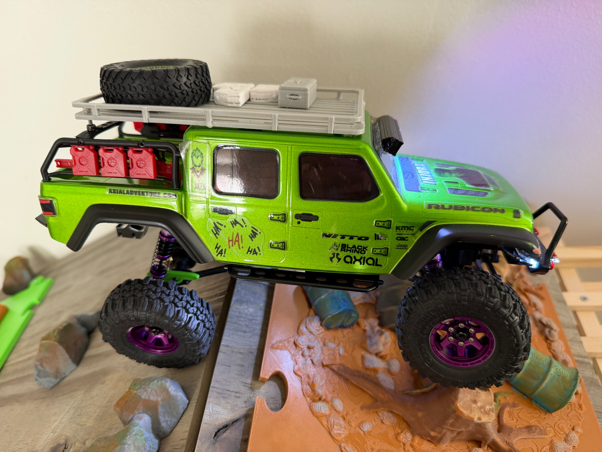 Scx24 Jeep Gladiator Roof Rack And Attachments