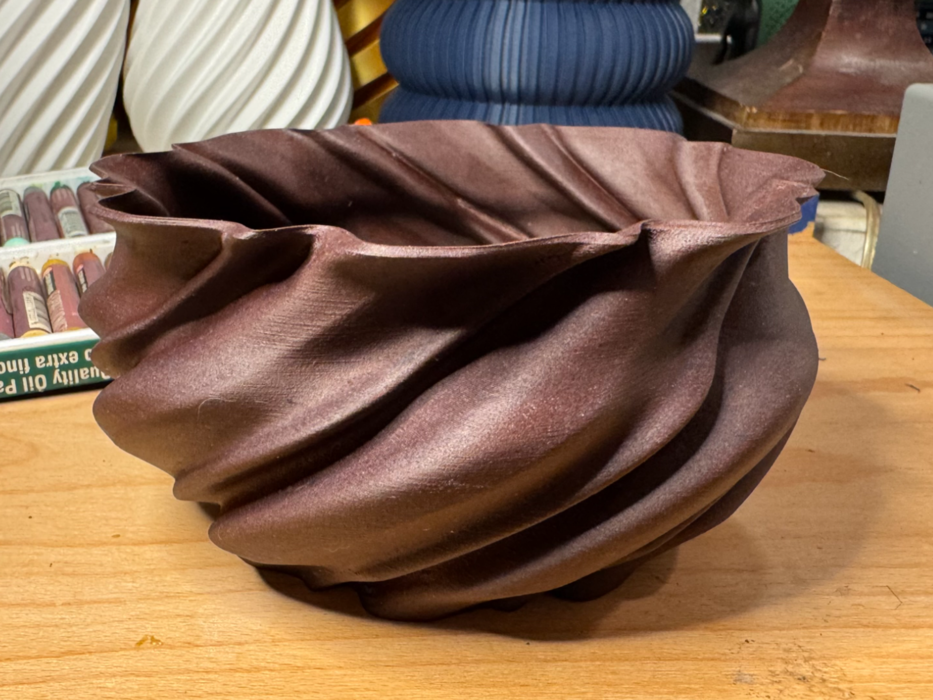 "Ripple Cumulus" Art Nouveau Style Bowl