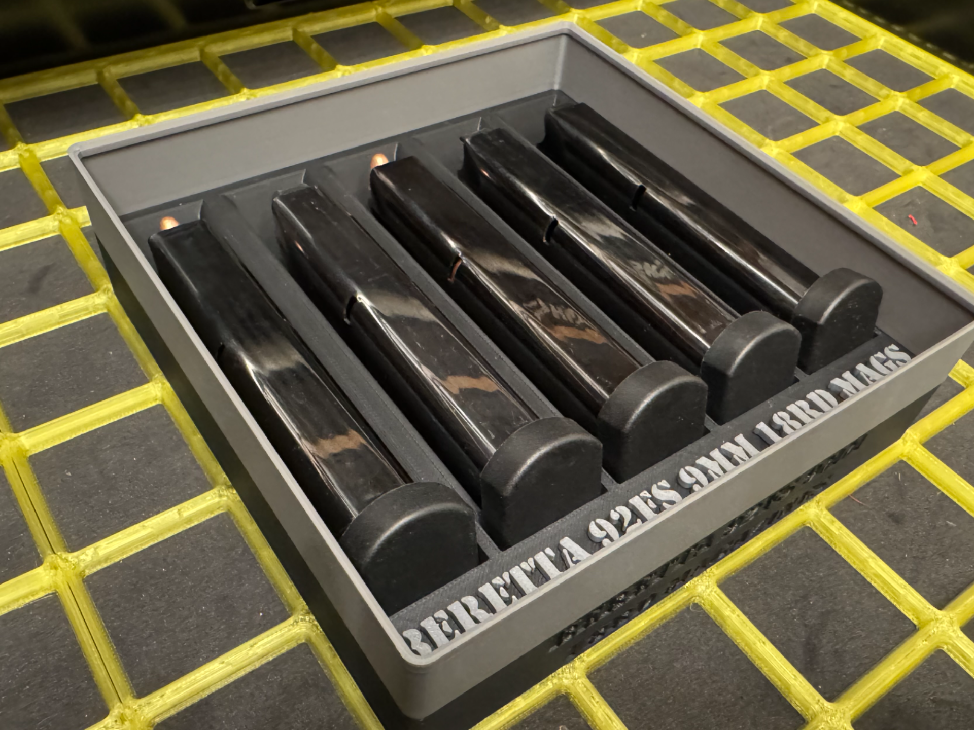 Beretta 92FS Magazine Bin GRIDFINITY