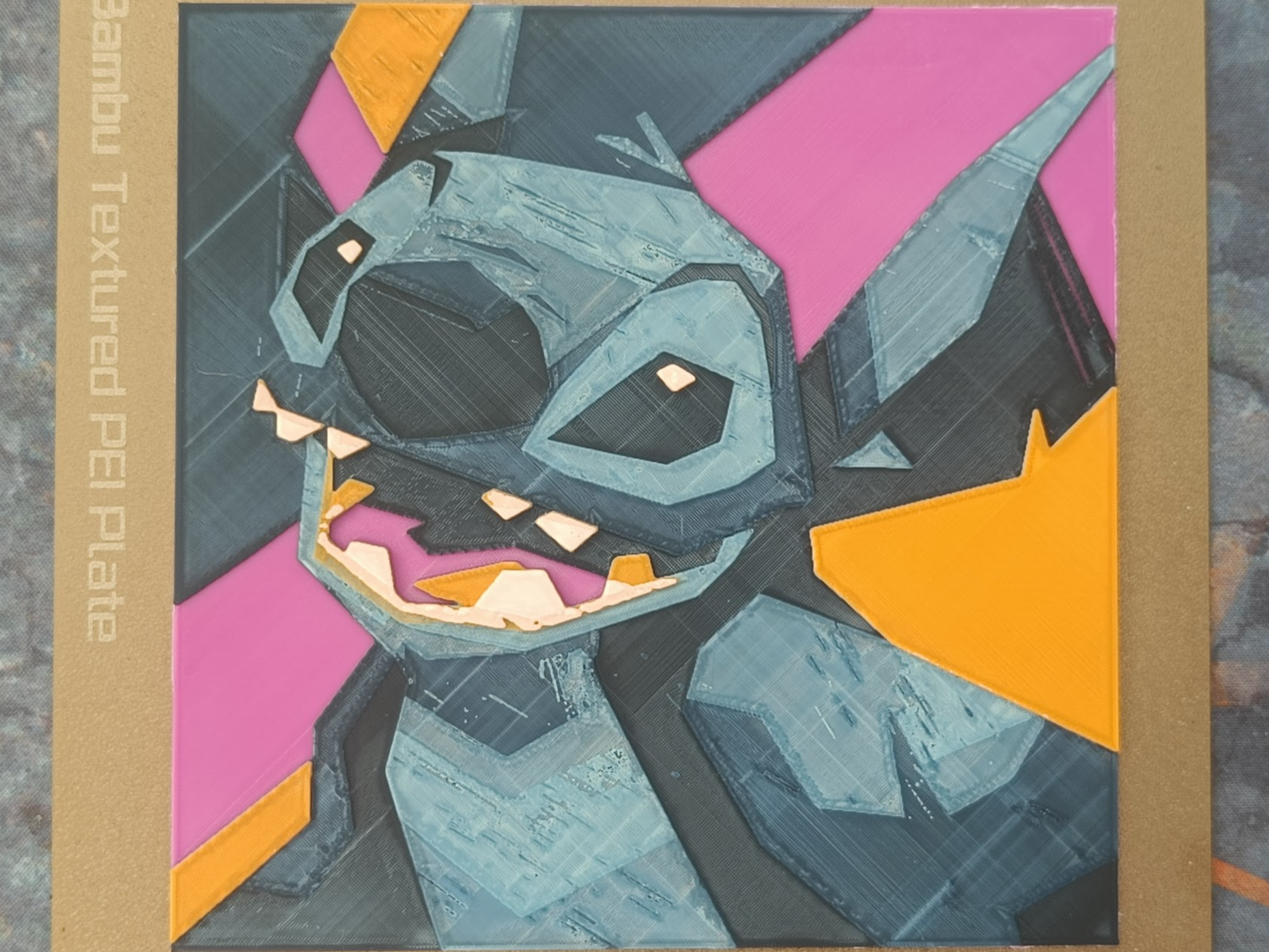 'Stitch' Inspired Vector Fan Art Hueforge