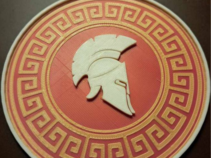 COME AND TAKE THEM "GREEK INSCRIPTION ON THE BACK"