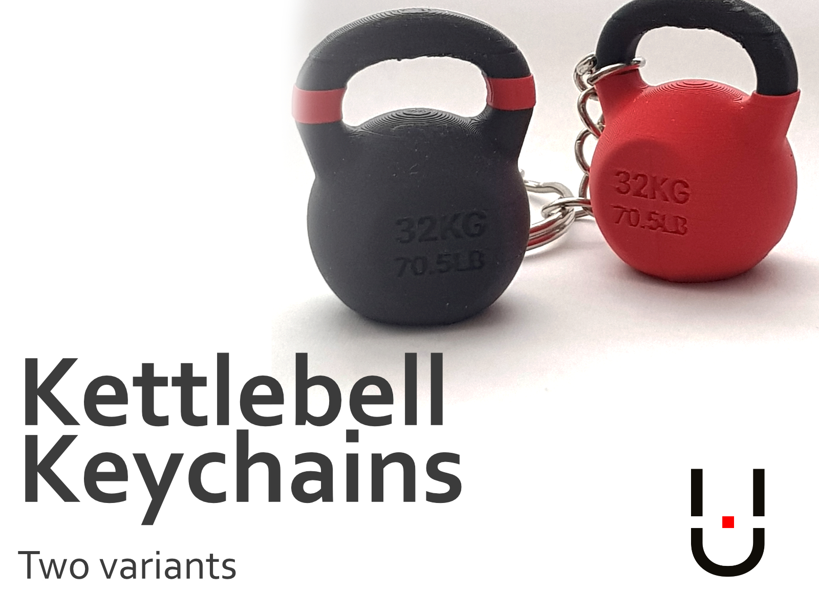 Kettlebell Keychains | Two variants