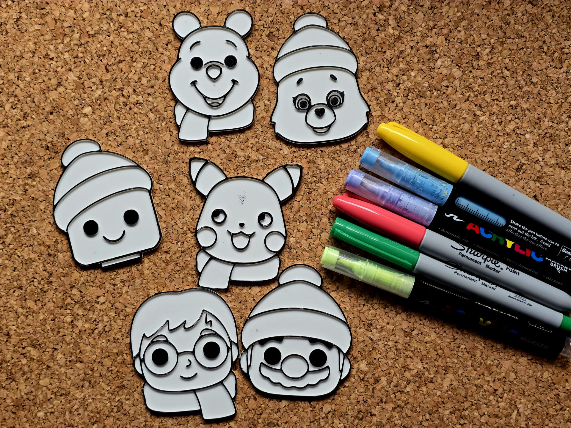 Christmas Coloring Character Pack 1