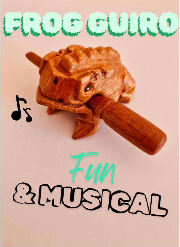 Percussion frog instrument / Frog Guiro