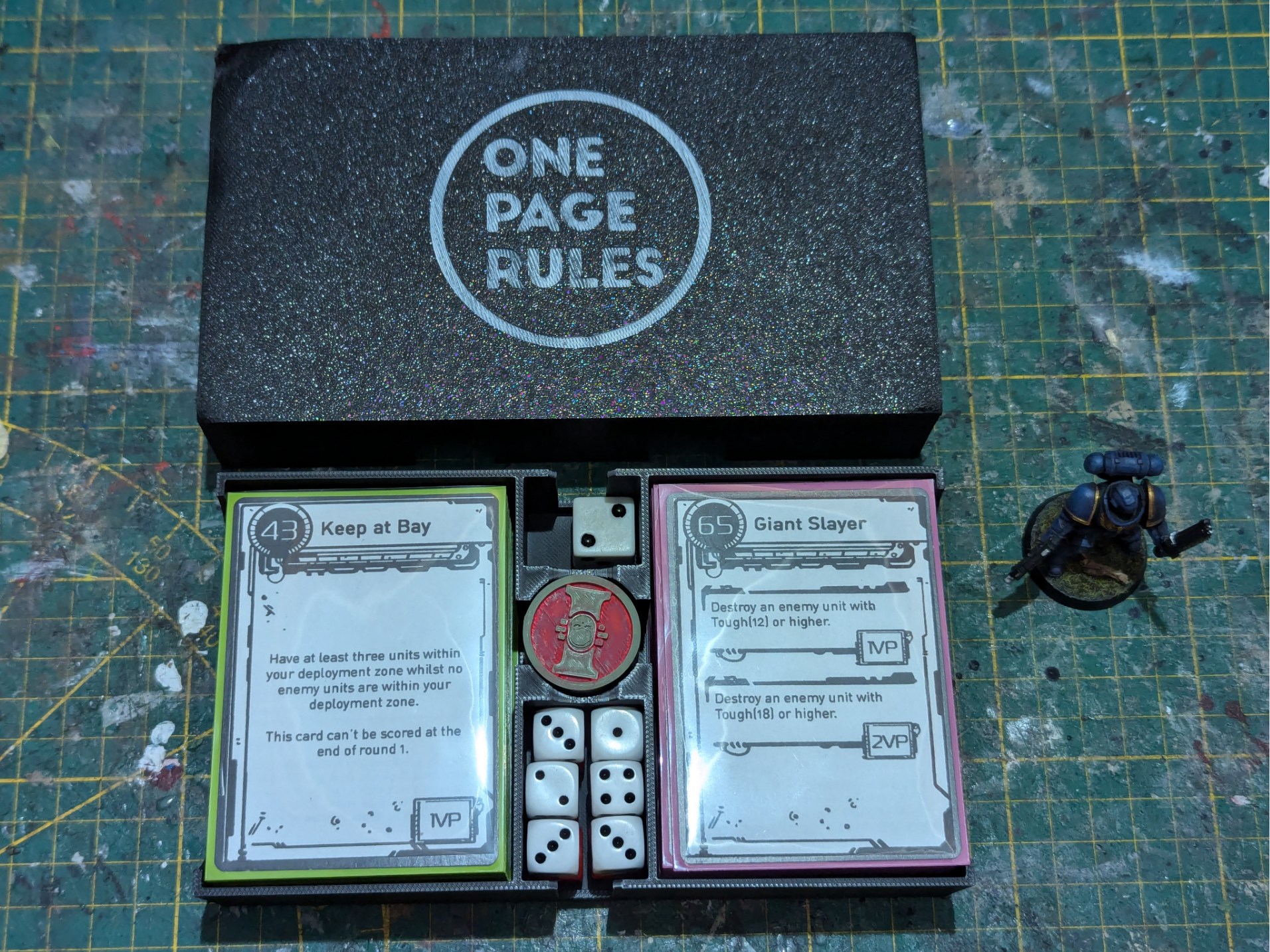 OPR Mission Card Box | Warhammer 40k Dicebox TCG