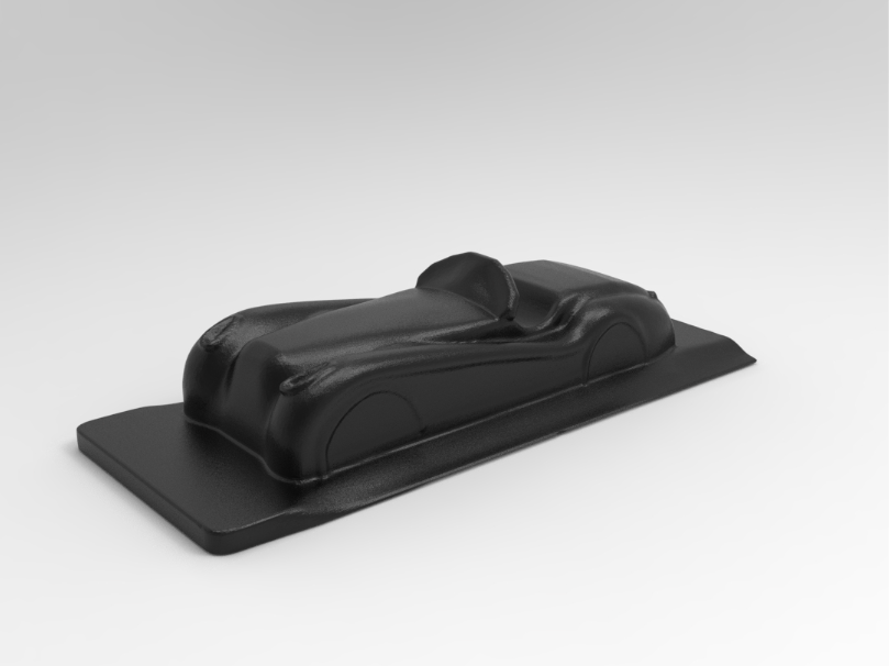 Oldtimer convertable car model