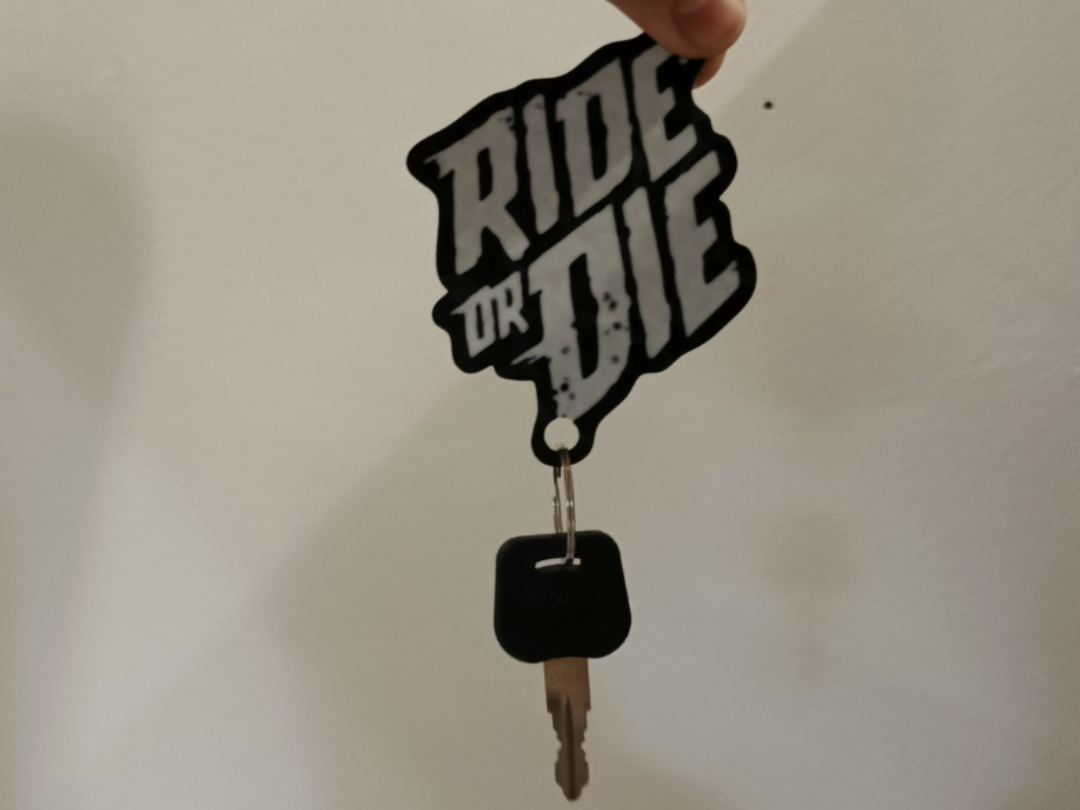 keychain ride or die
