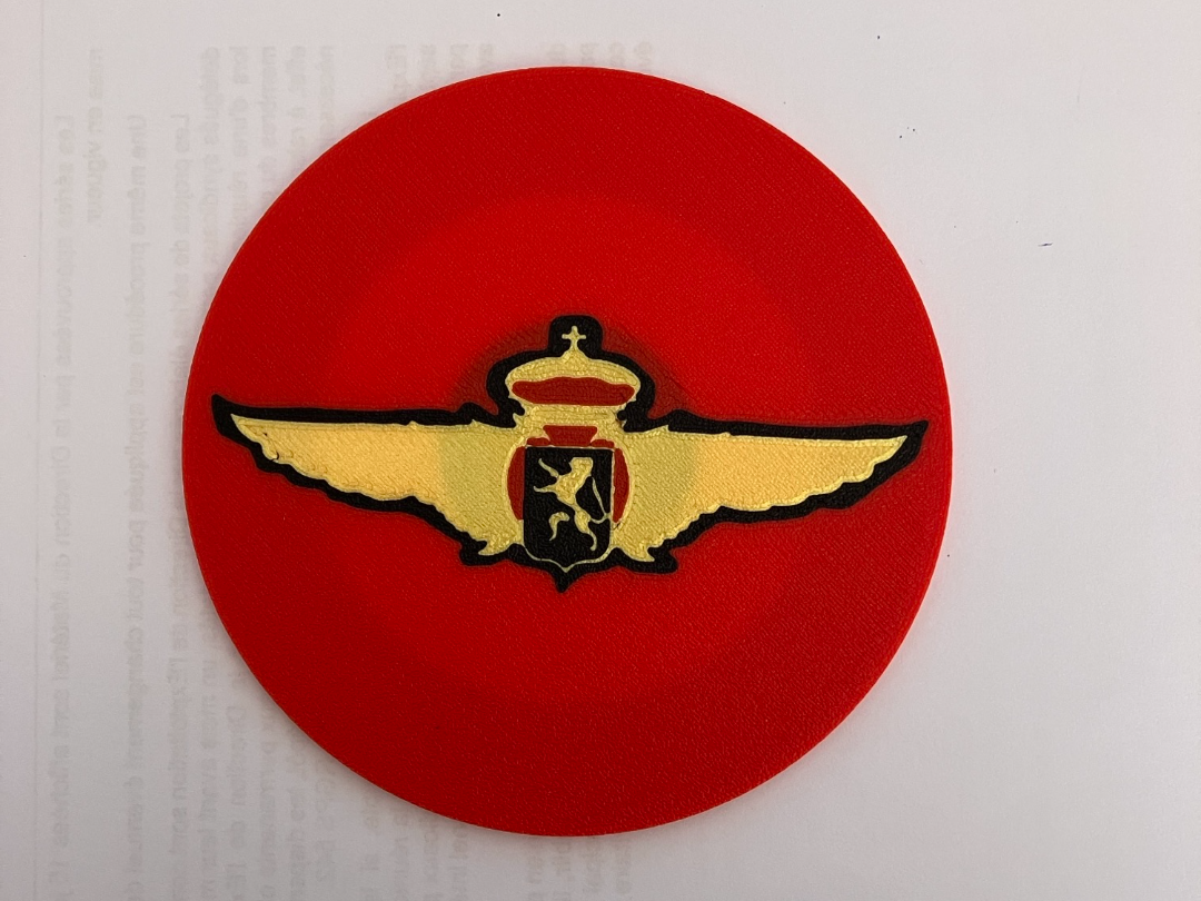 Belgian Air Force Roundel Coaster