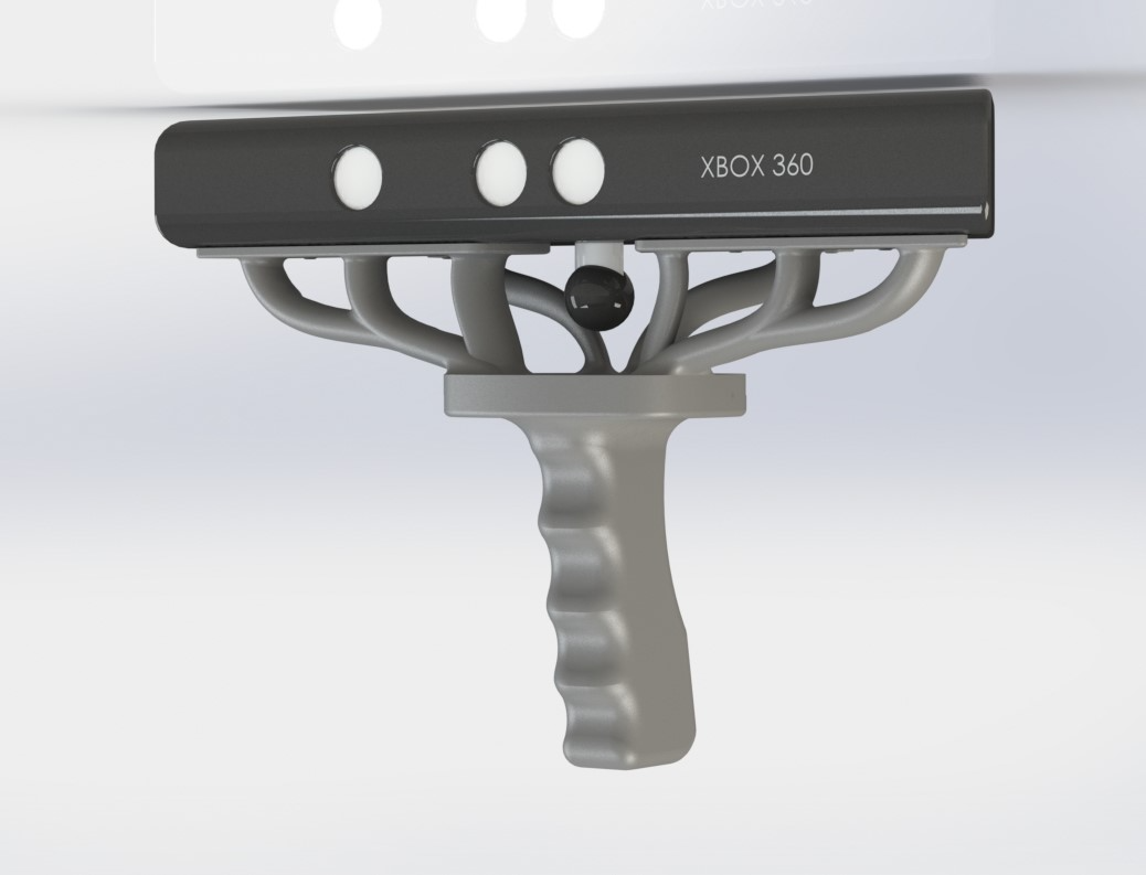 Xbox 360 Kinect 3D Scanner Modular Handle System