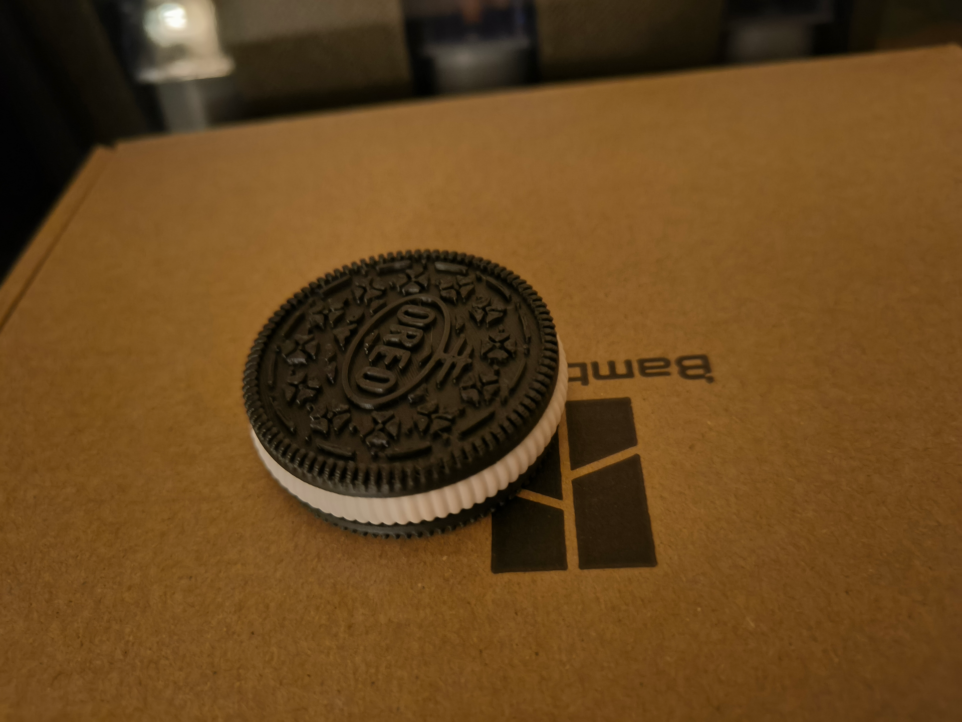 Ribbed Clicky Oreo Spinner [NO GLUE]