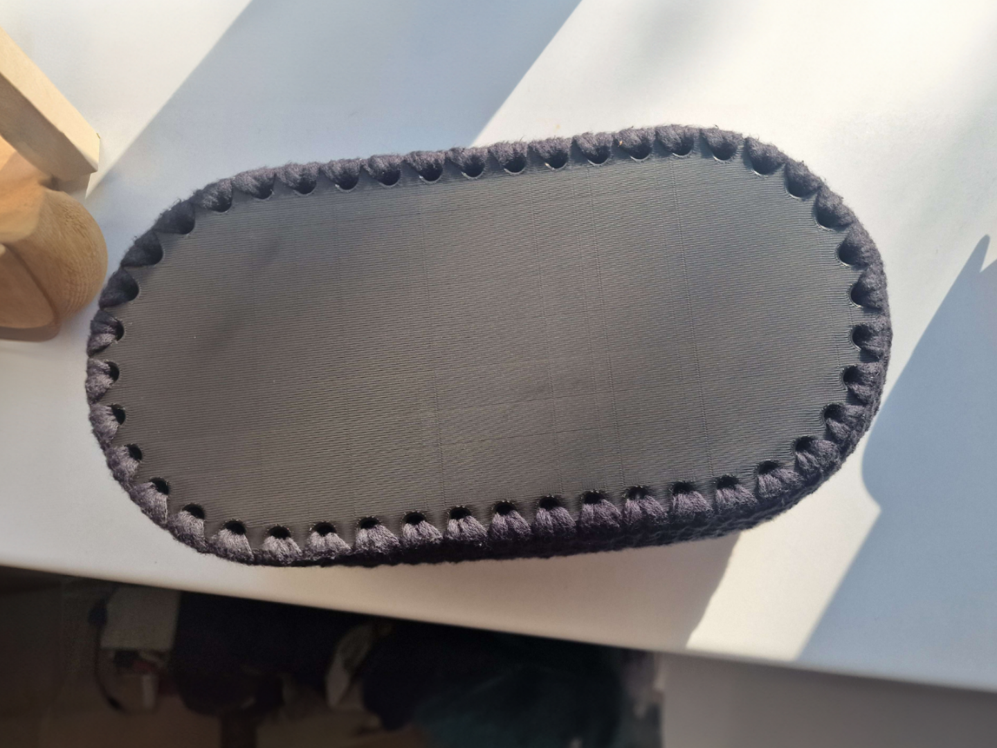 Crochet Handbag  Bottom - 250x125mm