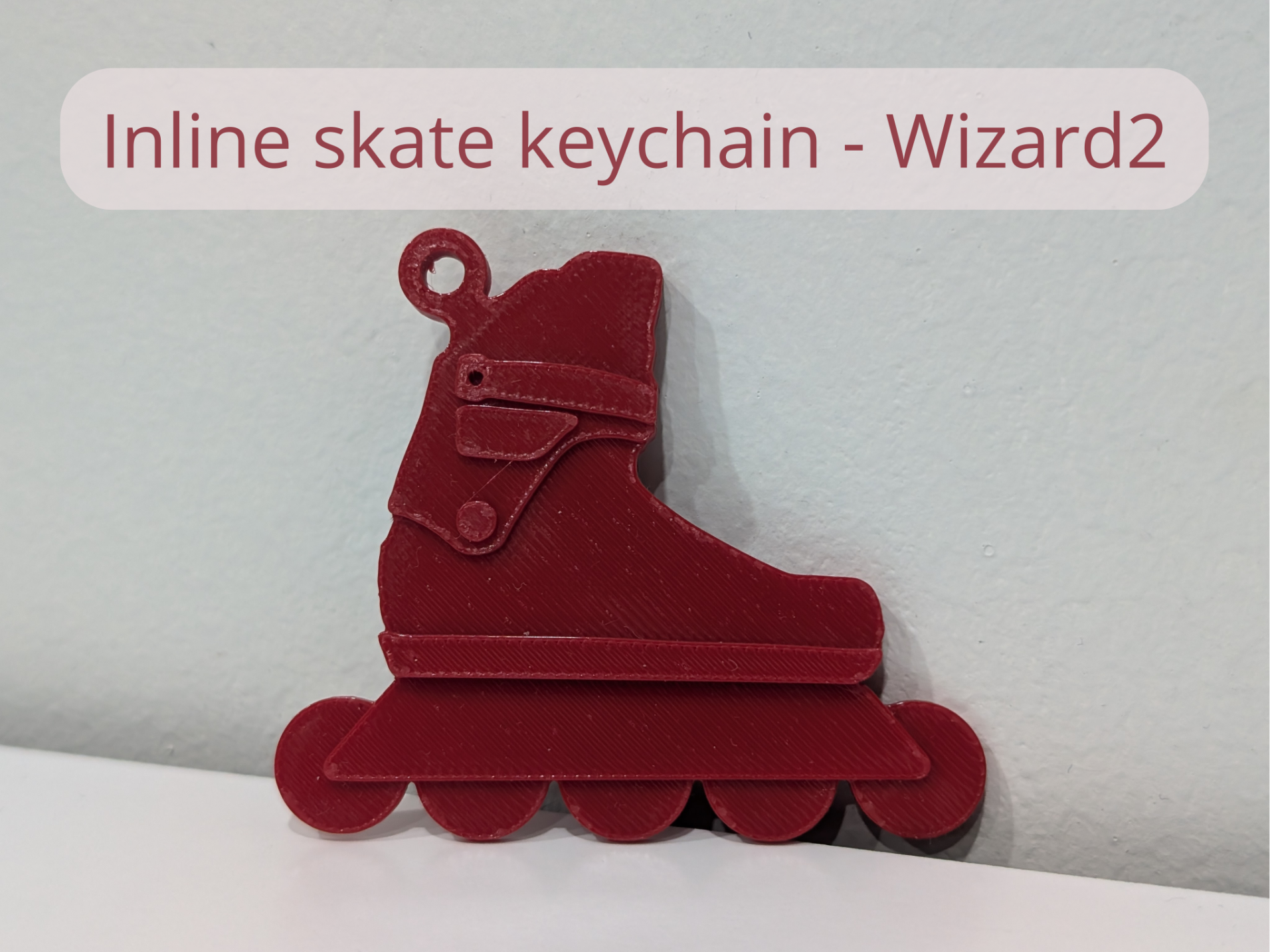Inline skate keychain - Wizard2
