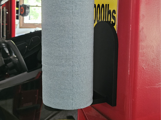 Magnetic Shop towel holder