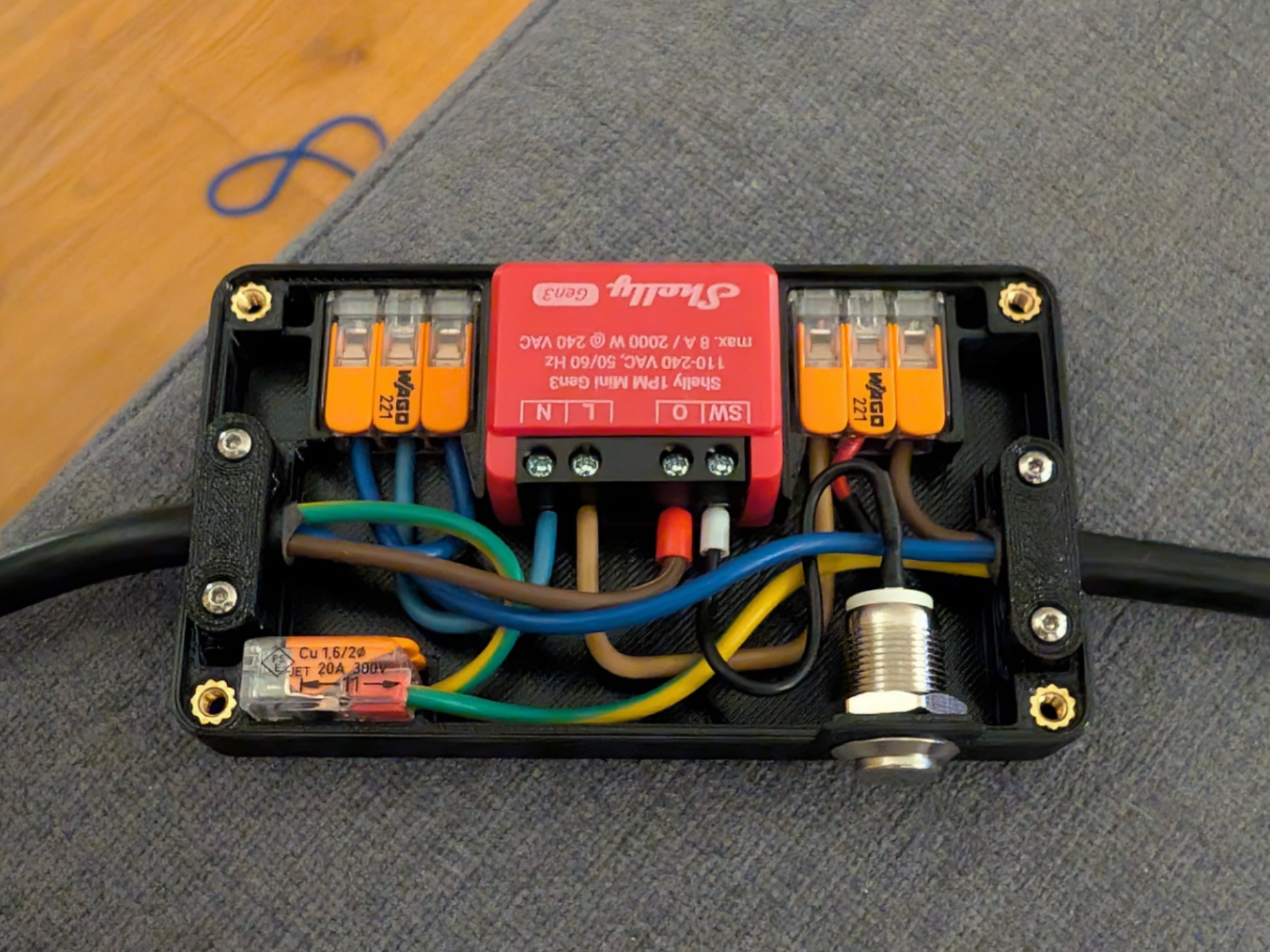 Gehäuse für Shelly Mini gen3 (m./o. Taster)