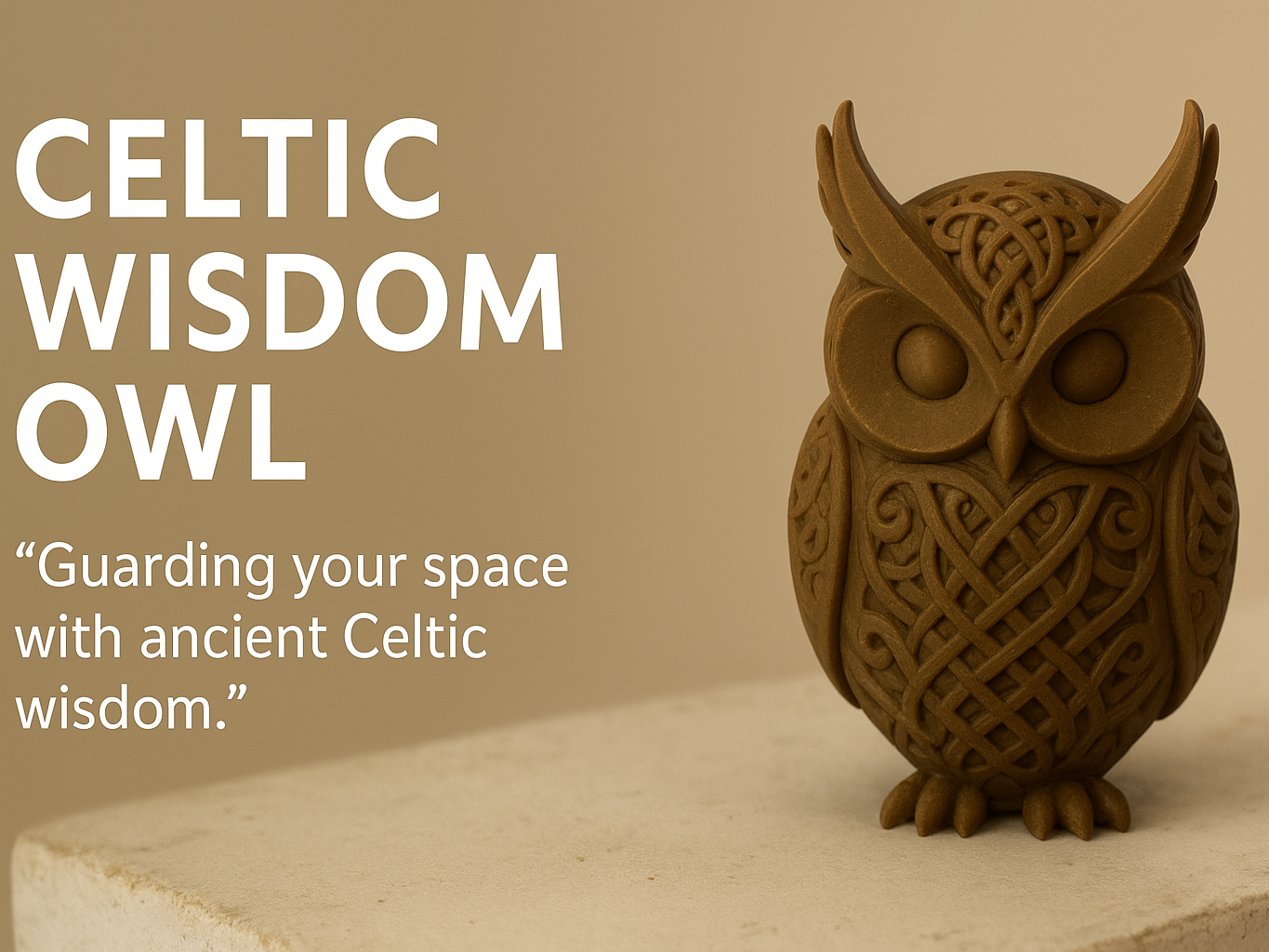 Celtic Wisdom Owl