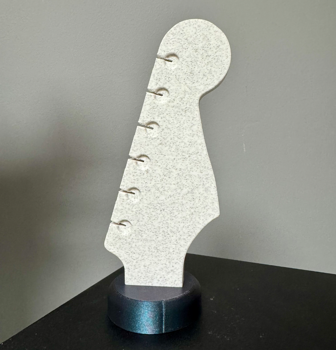 Guitar headstock pick / plectrum holder