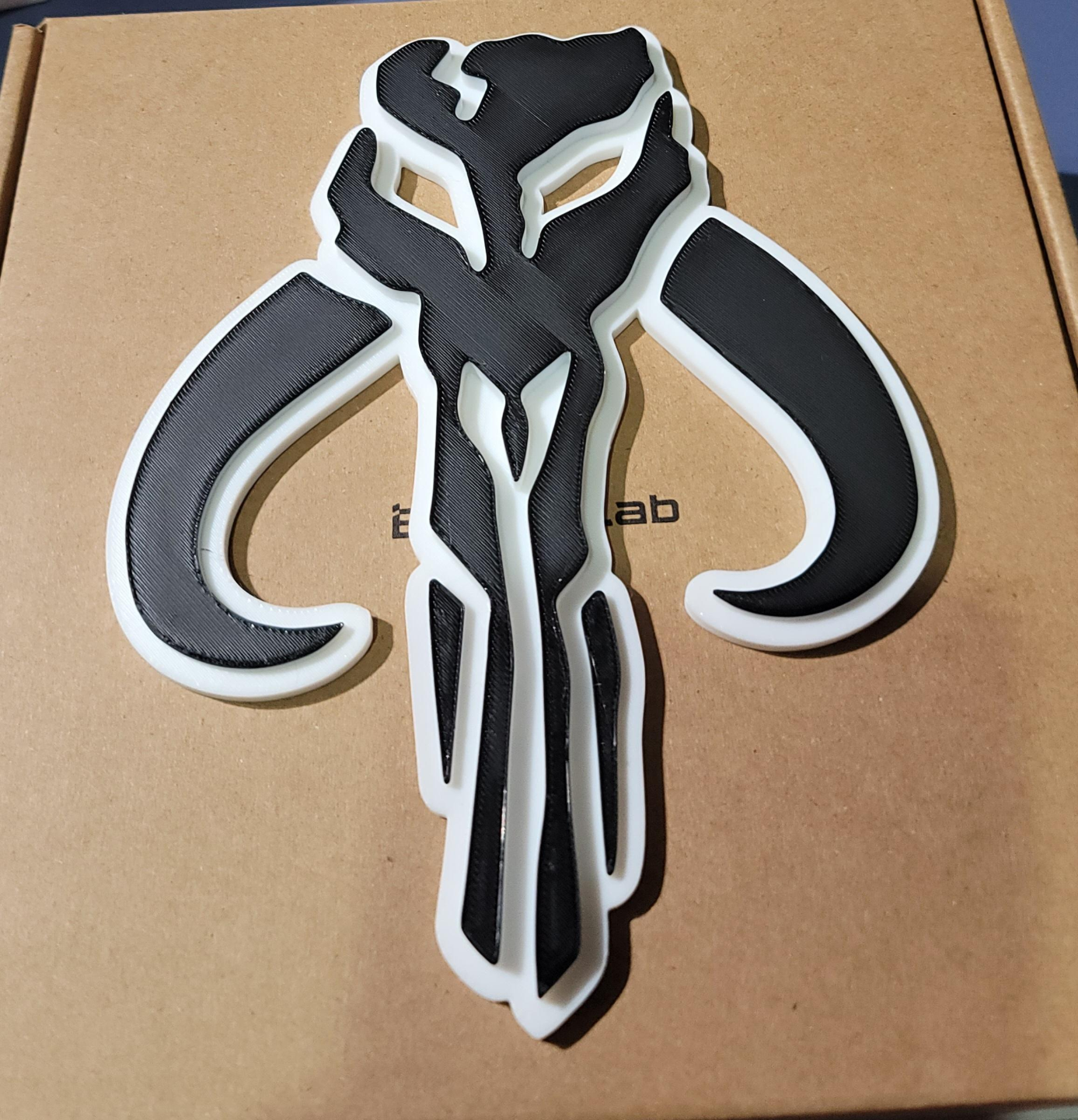 STAR WARS MANDALORIANS 3D Logo 180mm series