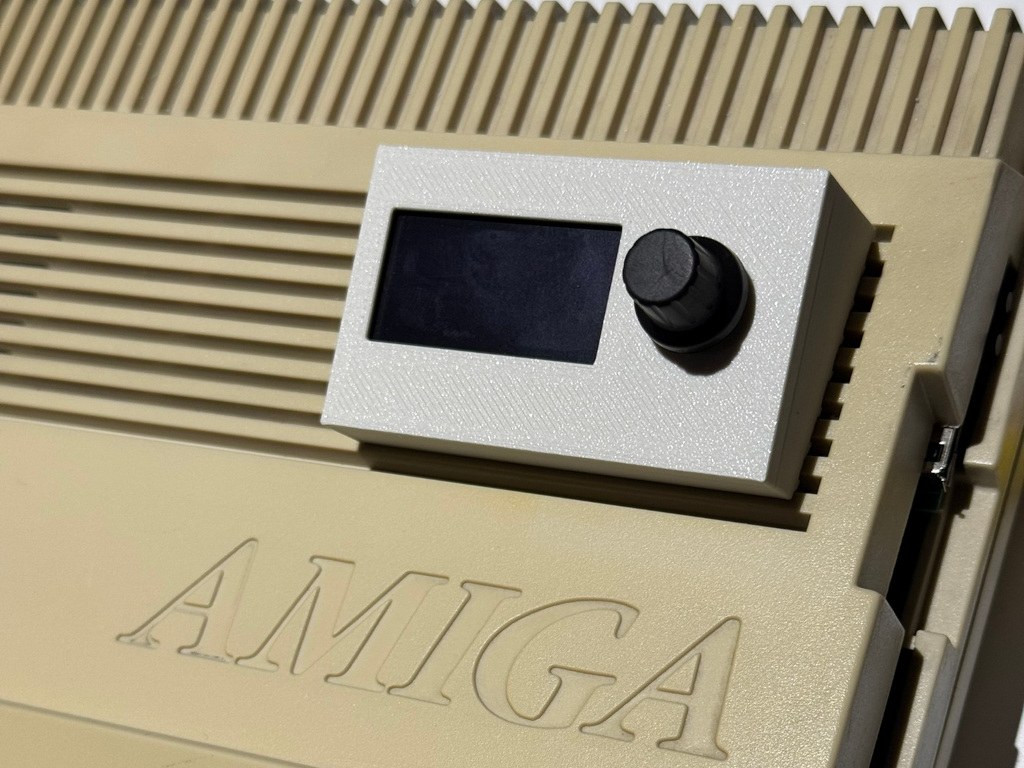 Amiga Gotek 1.54" OLED & Rotary Encoder Housing