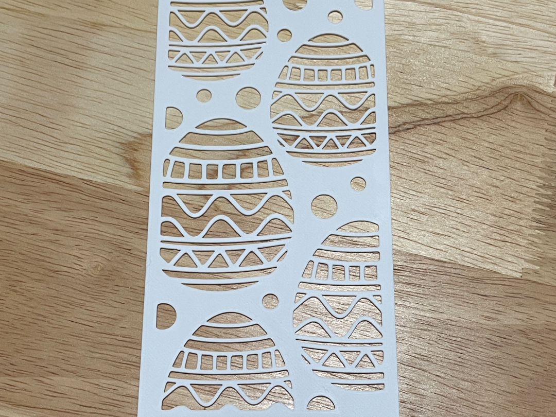 Stencil Easter Eggs