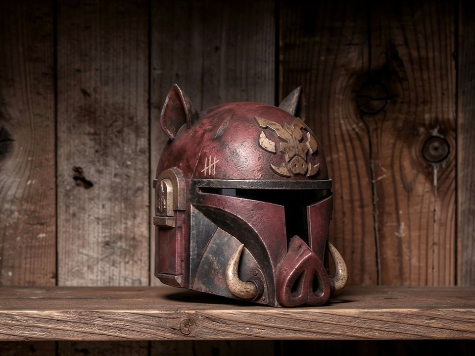 Hog Helmet "Request Helmet"Gamorrean/Mandalore mix