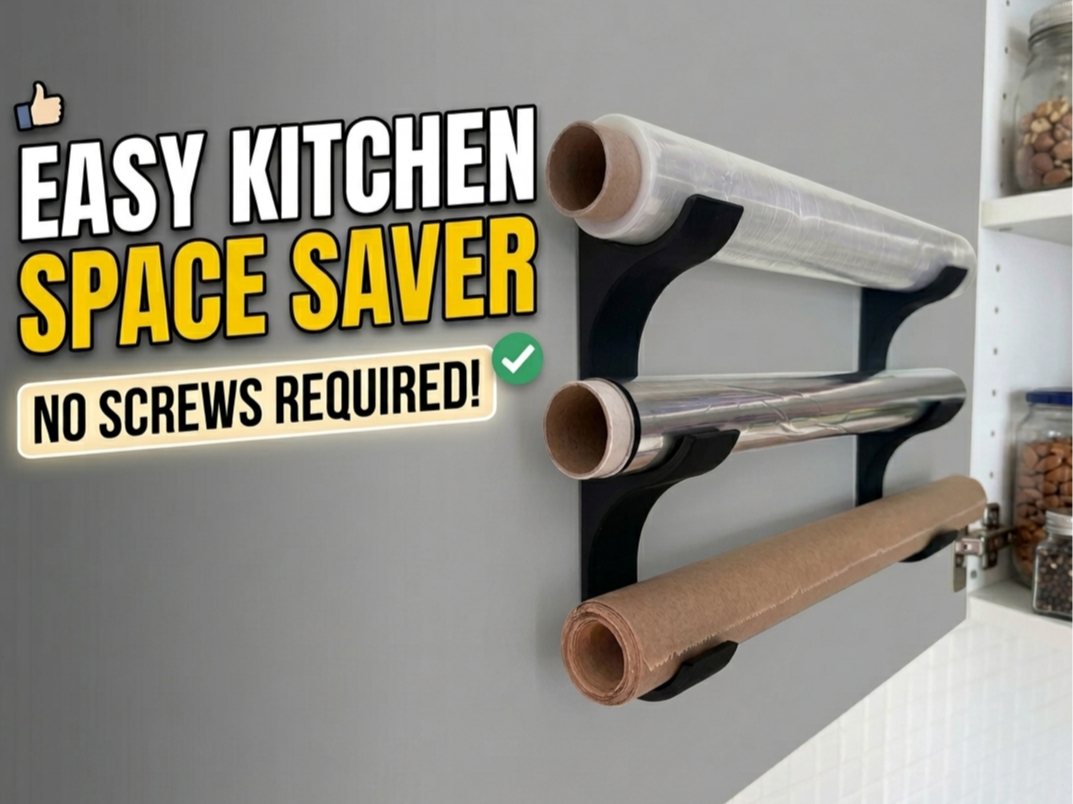 Minimalistic Kitchen Holder - Baking, Paper, Alum.