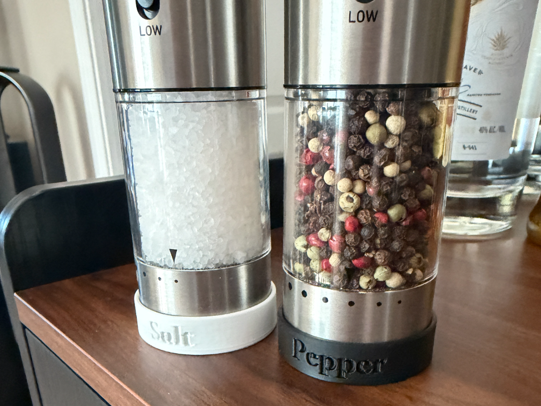 Salt and Pepper Mill Caps