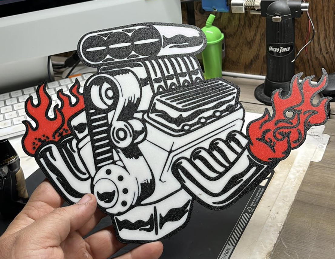 BLOWN hotrod motor 1