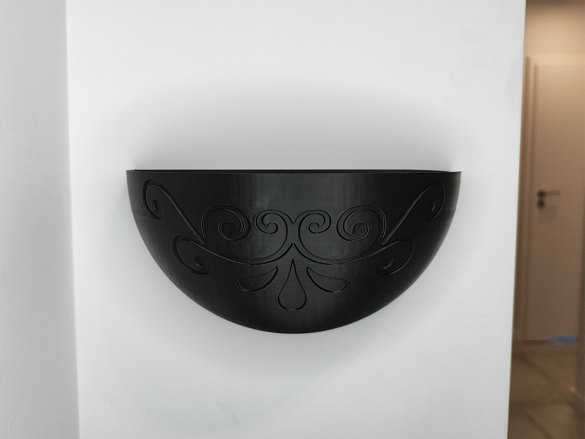 Wall Mounted Key Holder Bowl – Decorative Pattern
