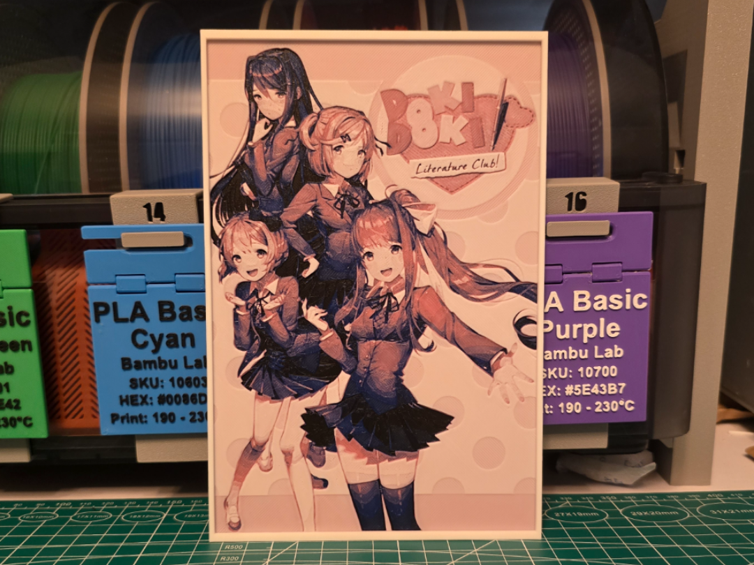 Doki Doki Literature Club Poster - Hueforge Art