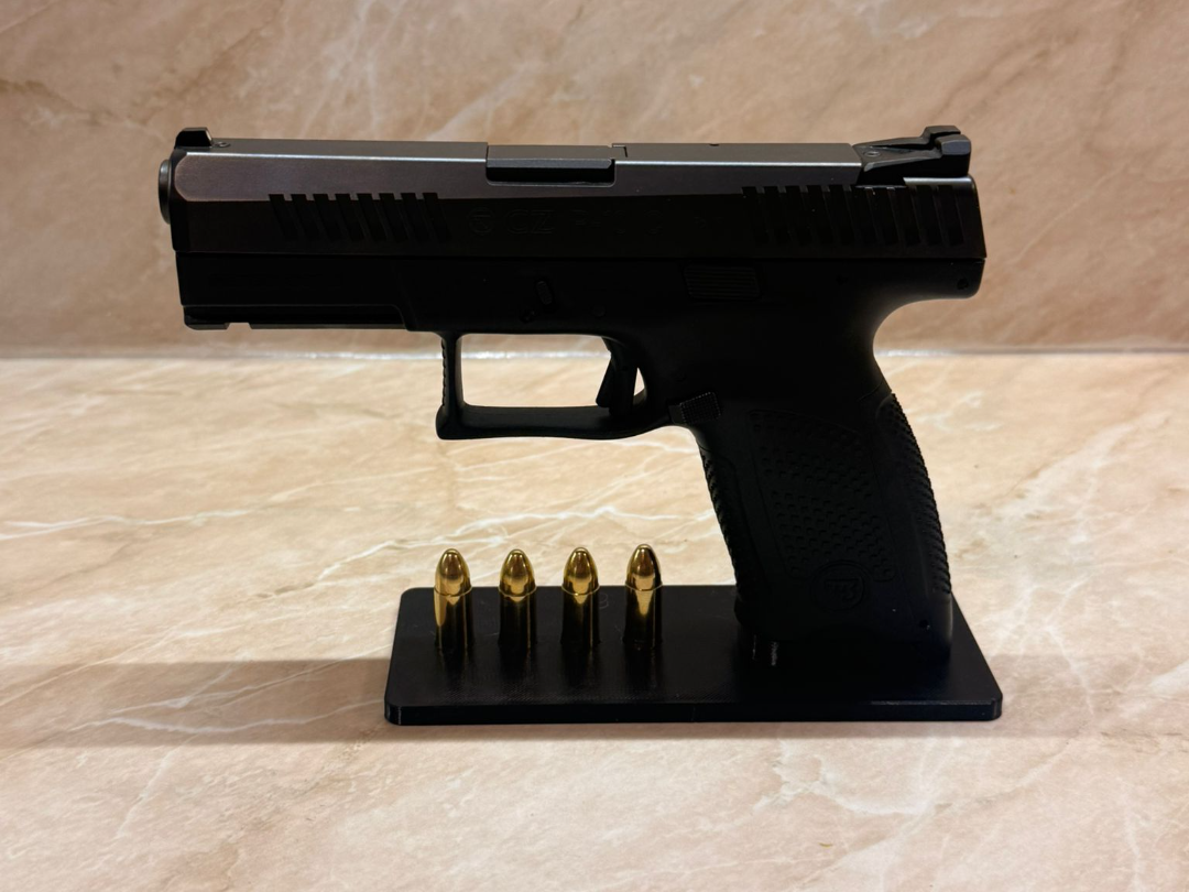 P-10 Gun Stand With 4 Slots For Ammo 9x19