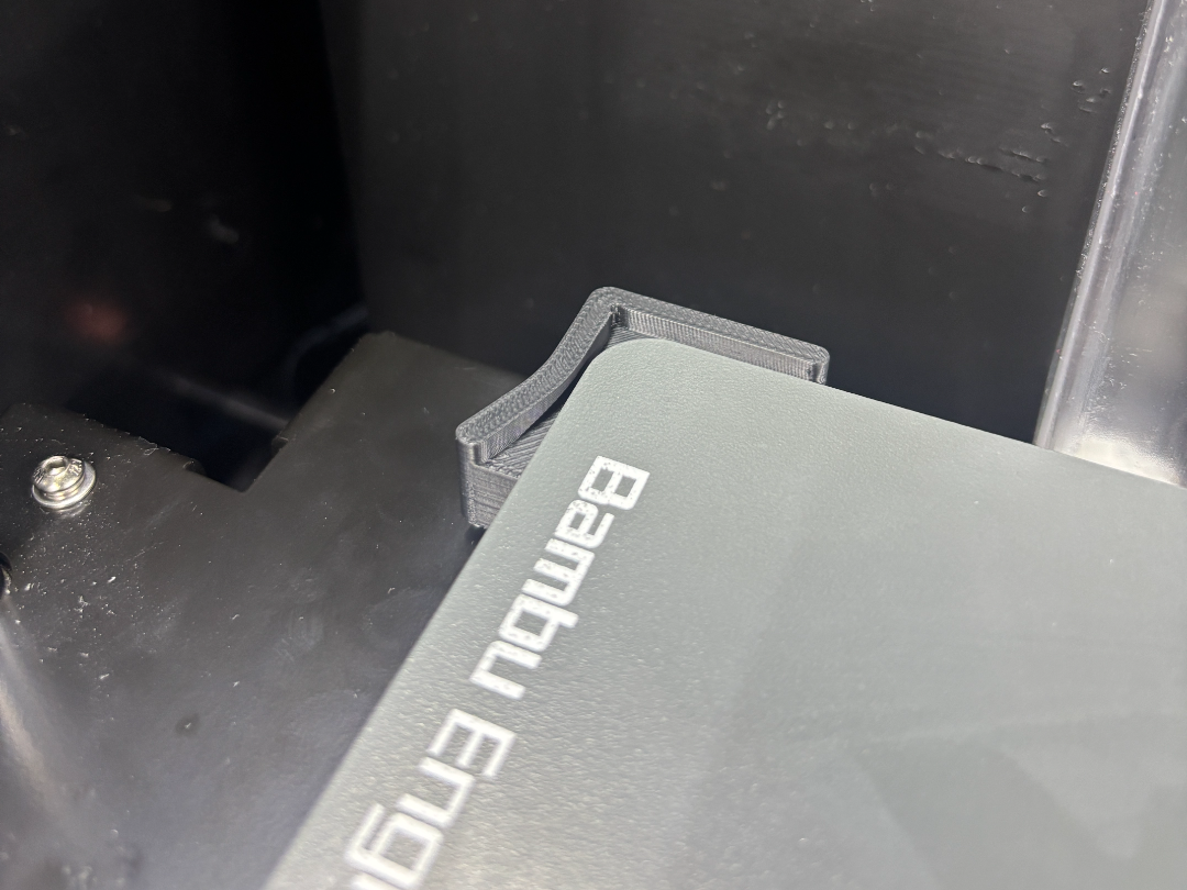 Qidi Q1 Pro Build Plate Stops for Bambu Plates
