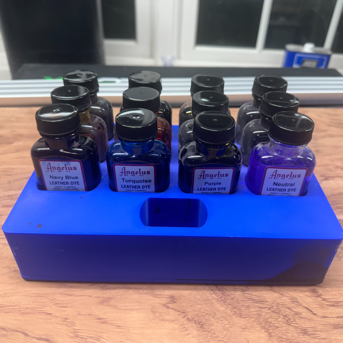 Angelus Dye 3 Ounce Bottle Caddie