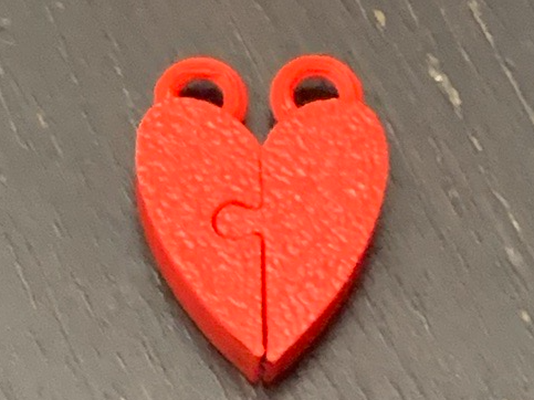 collier en forme de coeur