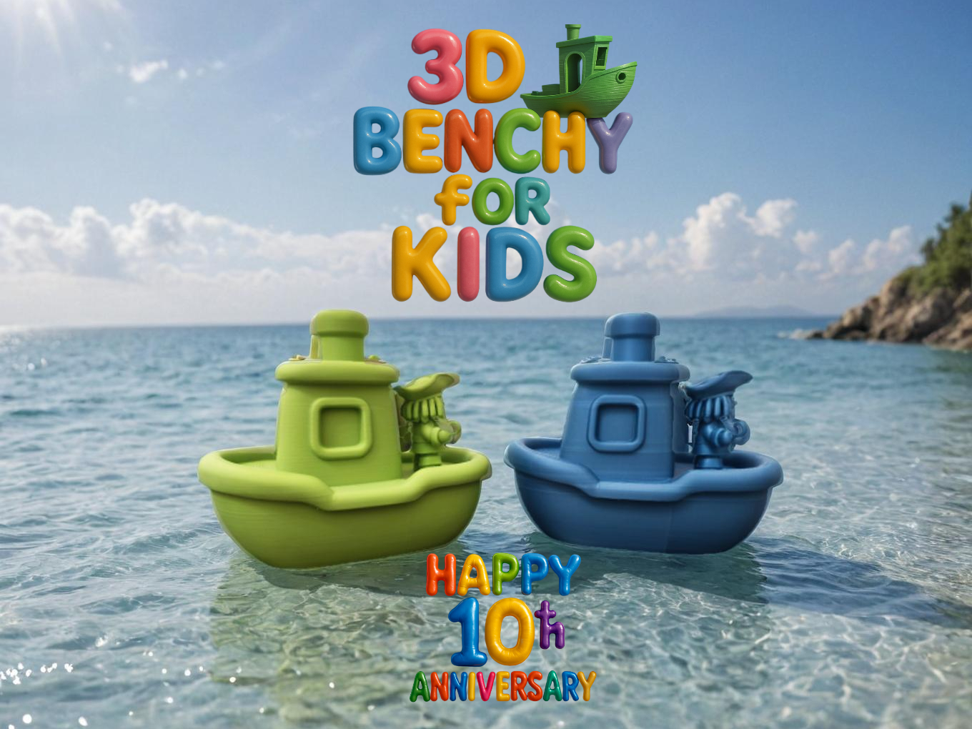 3DBenchy Kids - 10th Anniversary Special Edition