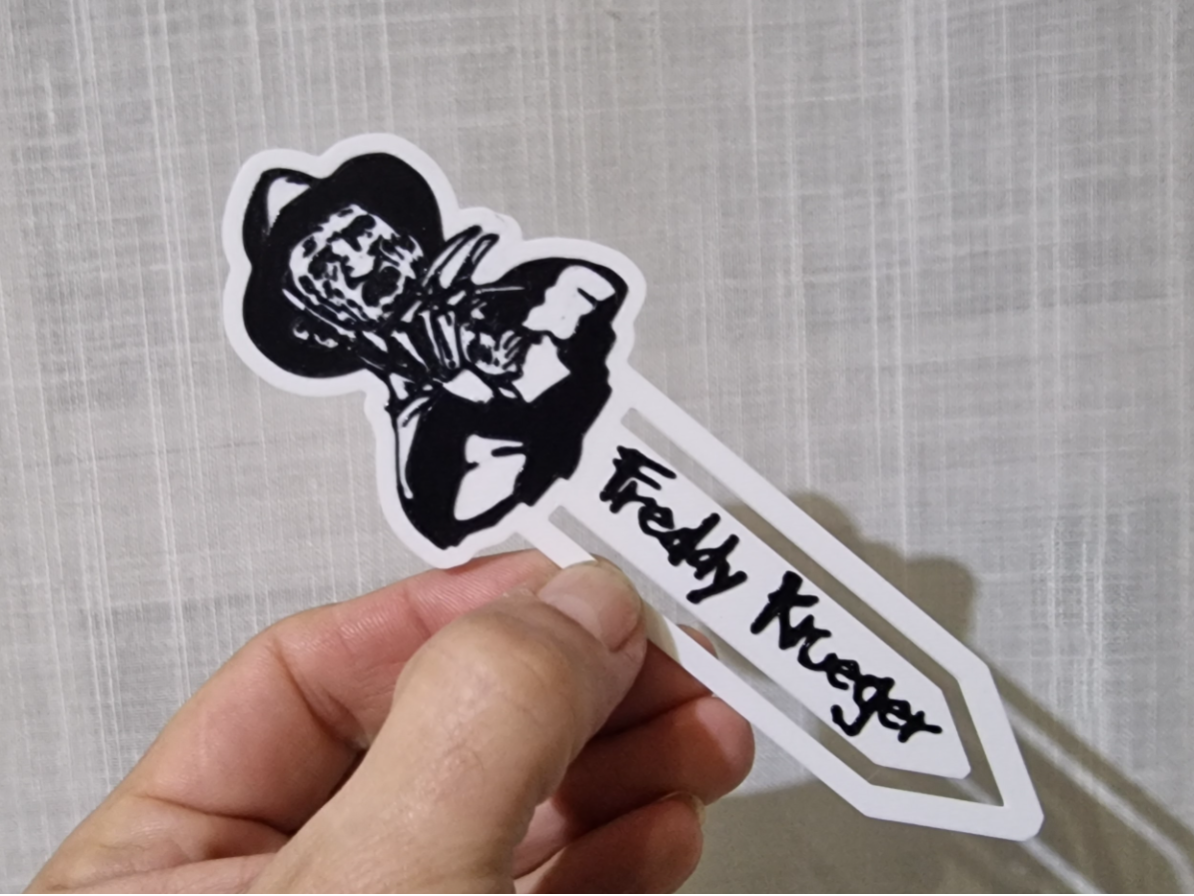 Freddy Krueger 01 bookmark Marcador de libros