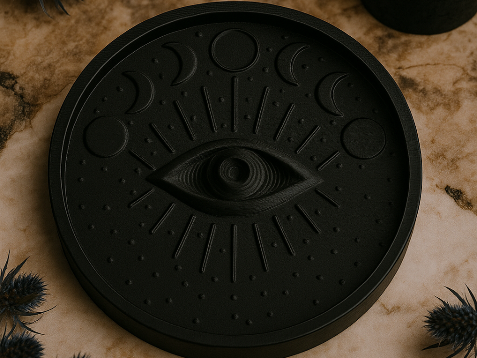 Mystic Eye Tray – Moon Phase Trinket Dish