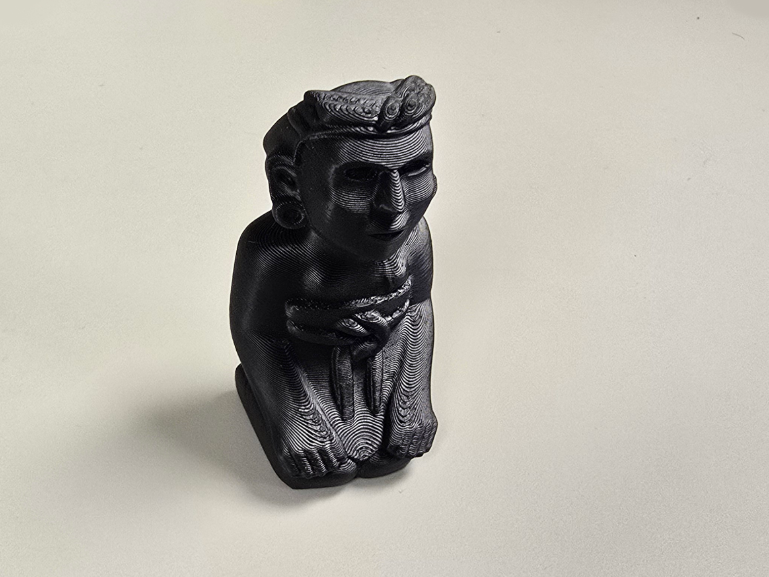 Sitting Mayan Woman Mesoamerican Figurine
