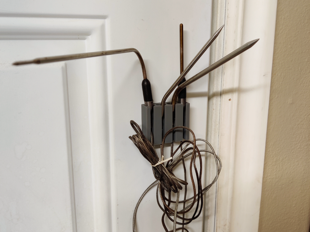Temperature probe holder