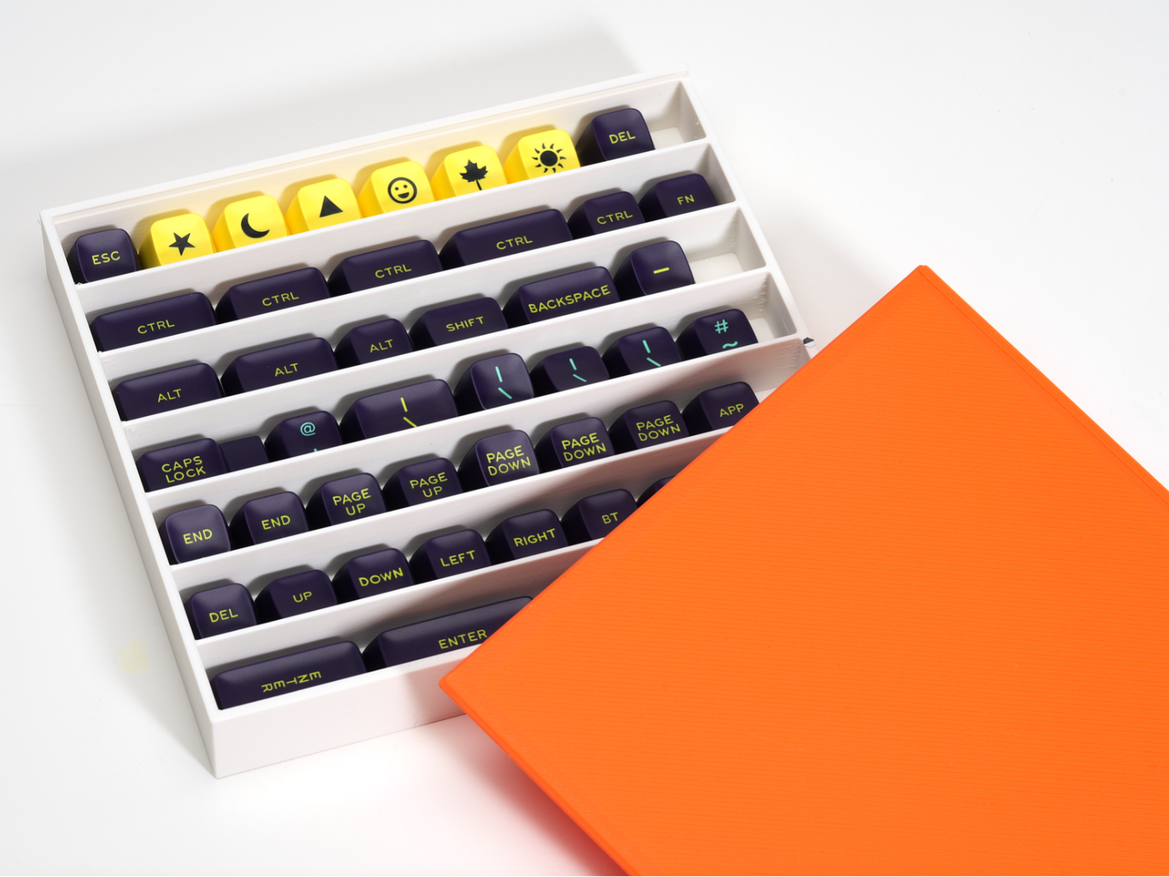 MT3/SA Keycap Tray w/ Lid (Small, fits A1 Mini)