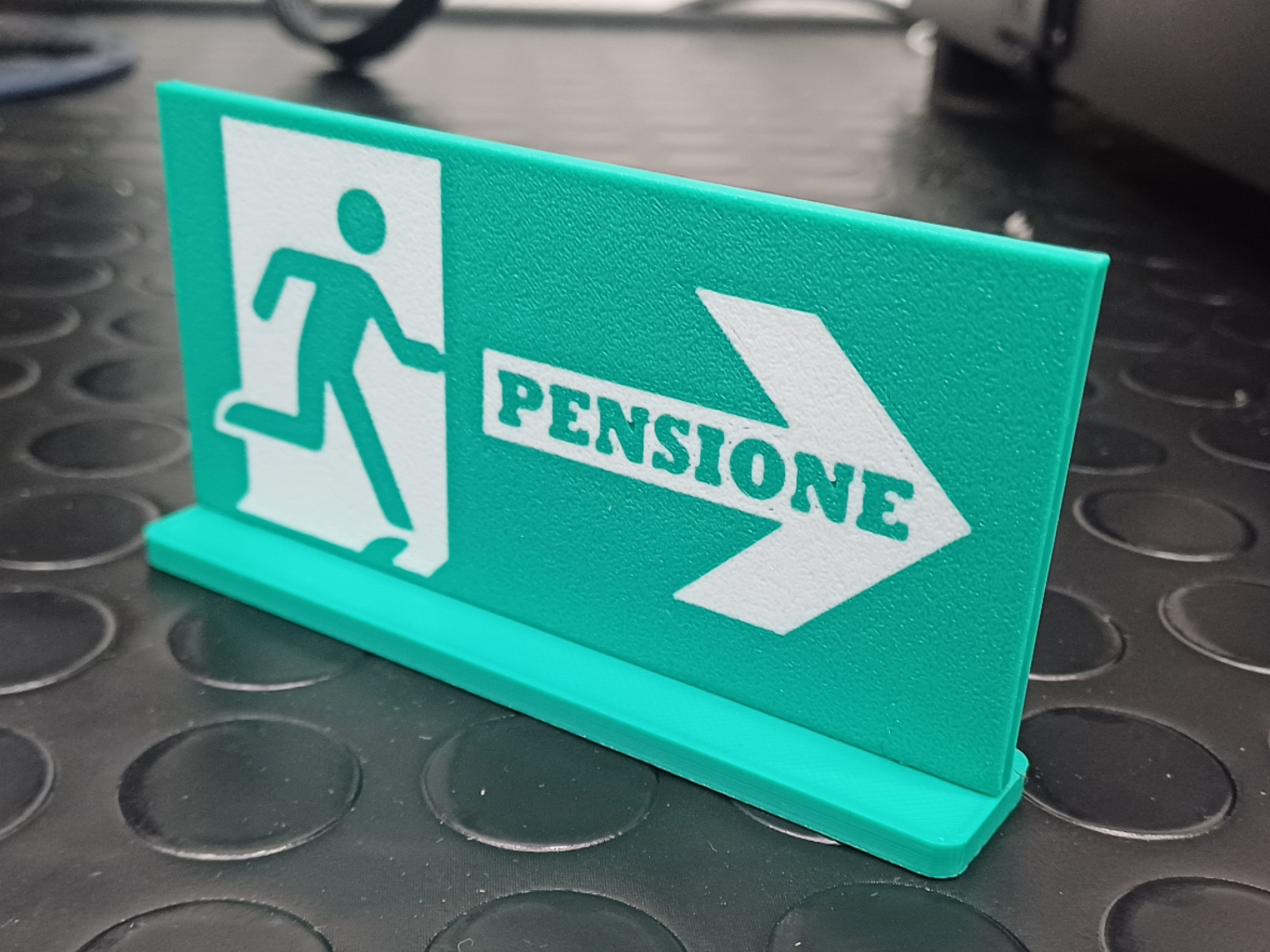 Pensione insegna idea regalo