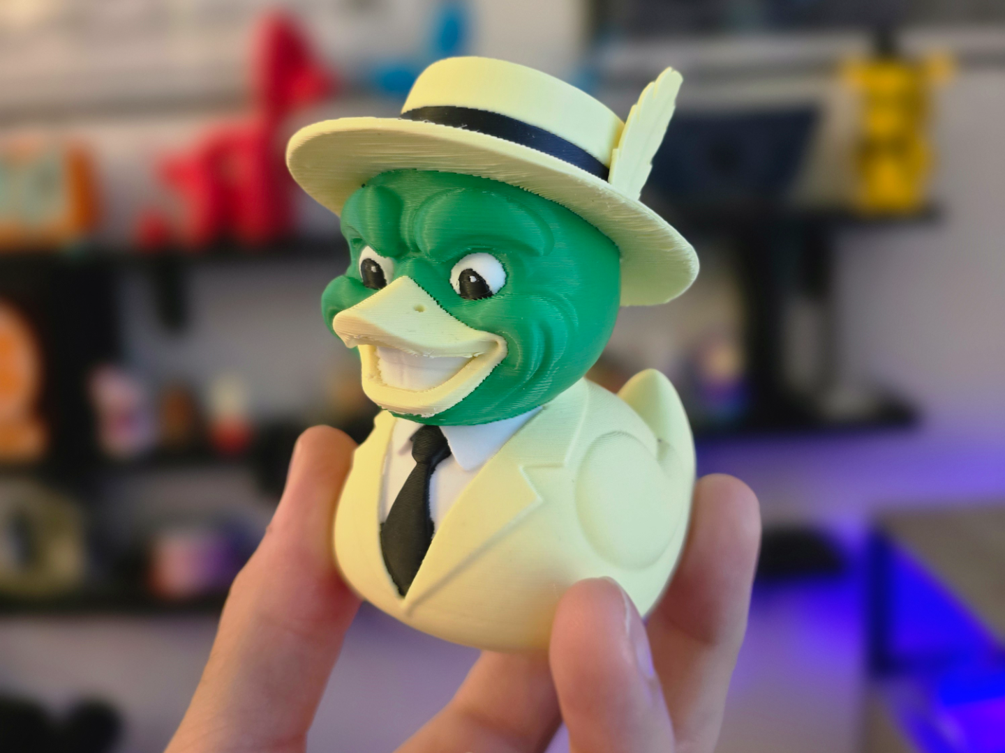 The Mask Rubber Duck Toy Mashup 90s Jim Carrey