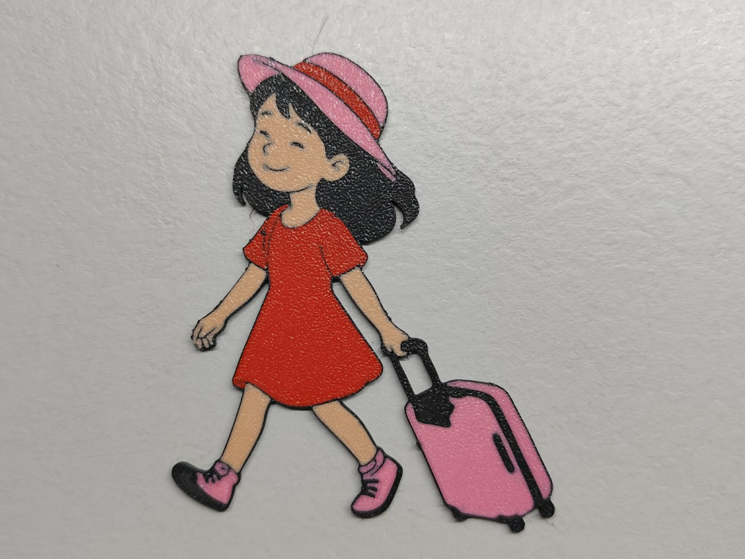 Travel girl topper